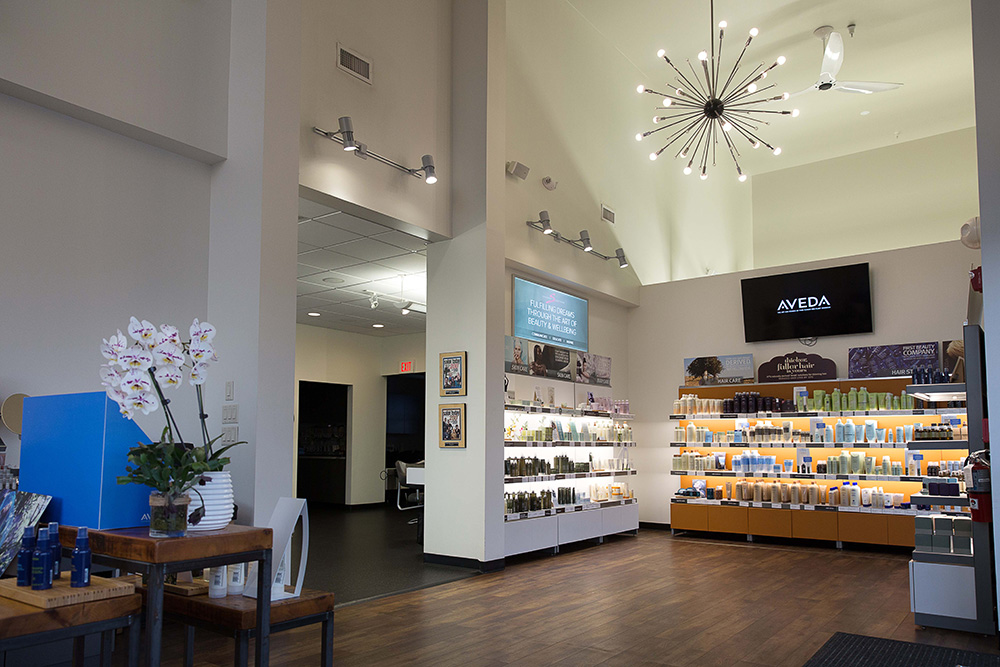 aveda hair salon des moines